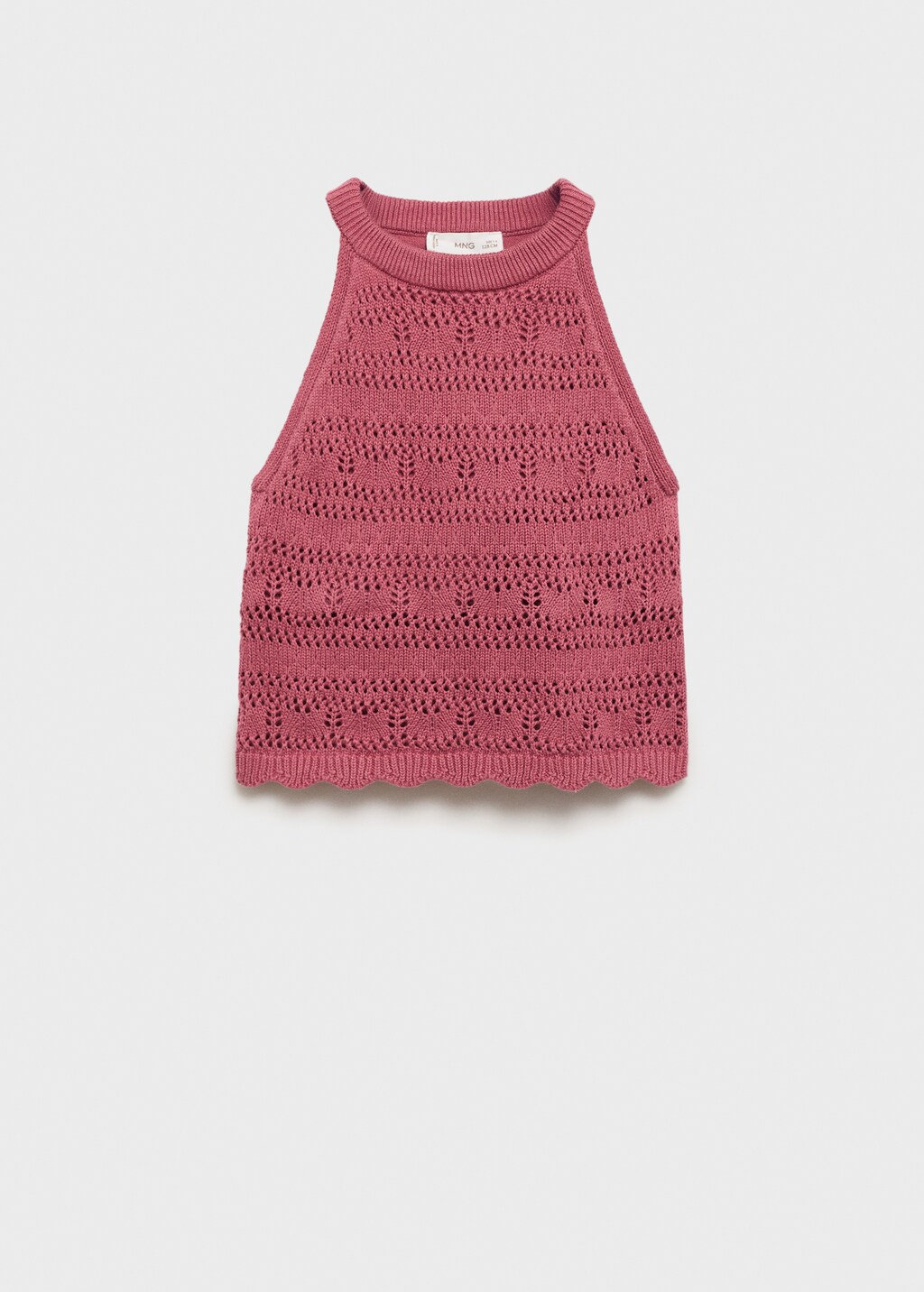 Openwork knit cotton top 4 Openwork knit cotton top