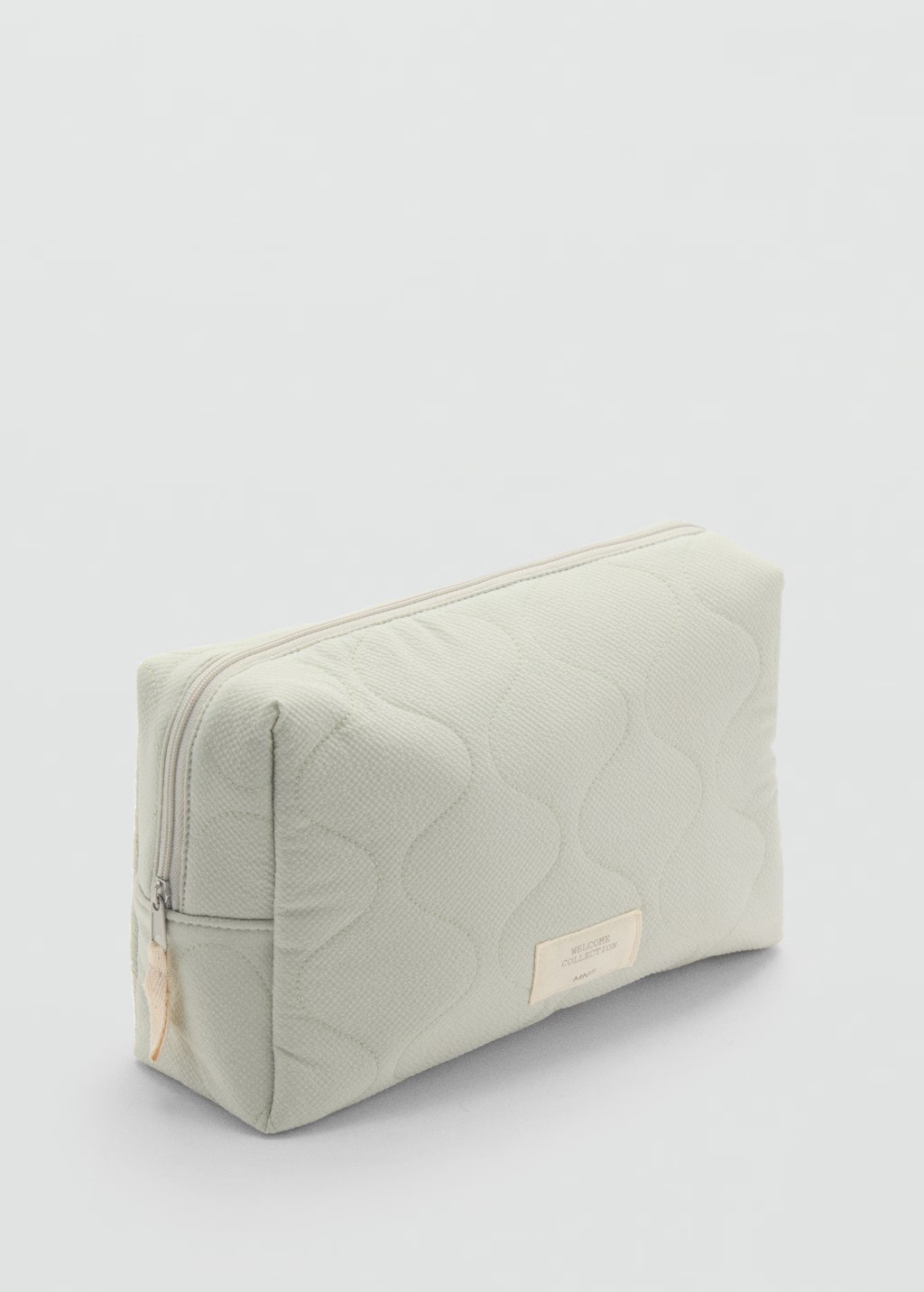 Quilted cosmetic bag