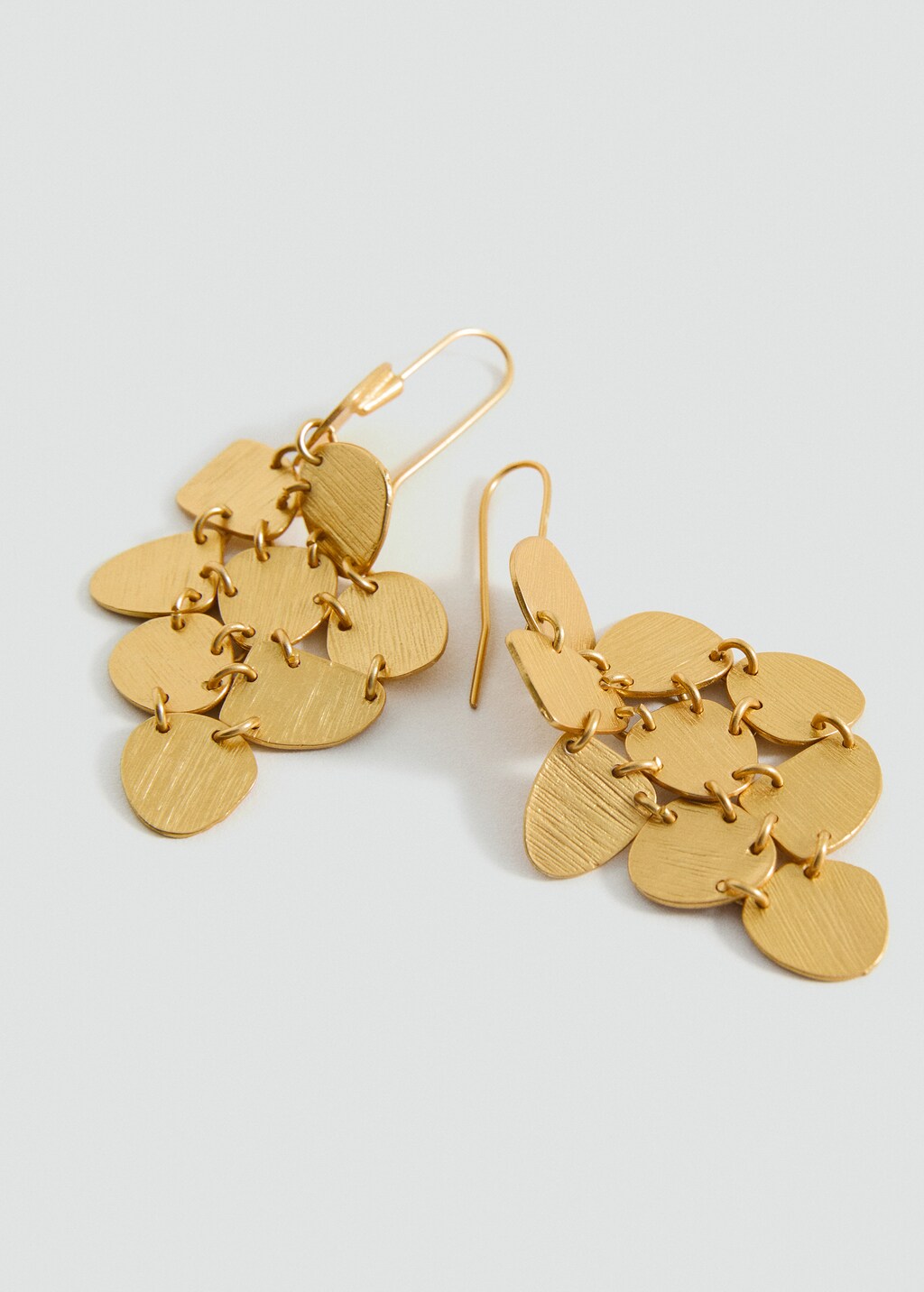 Long coin earrings