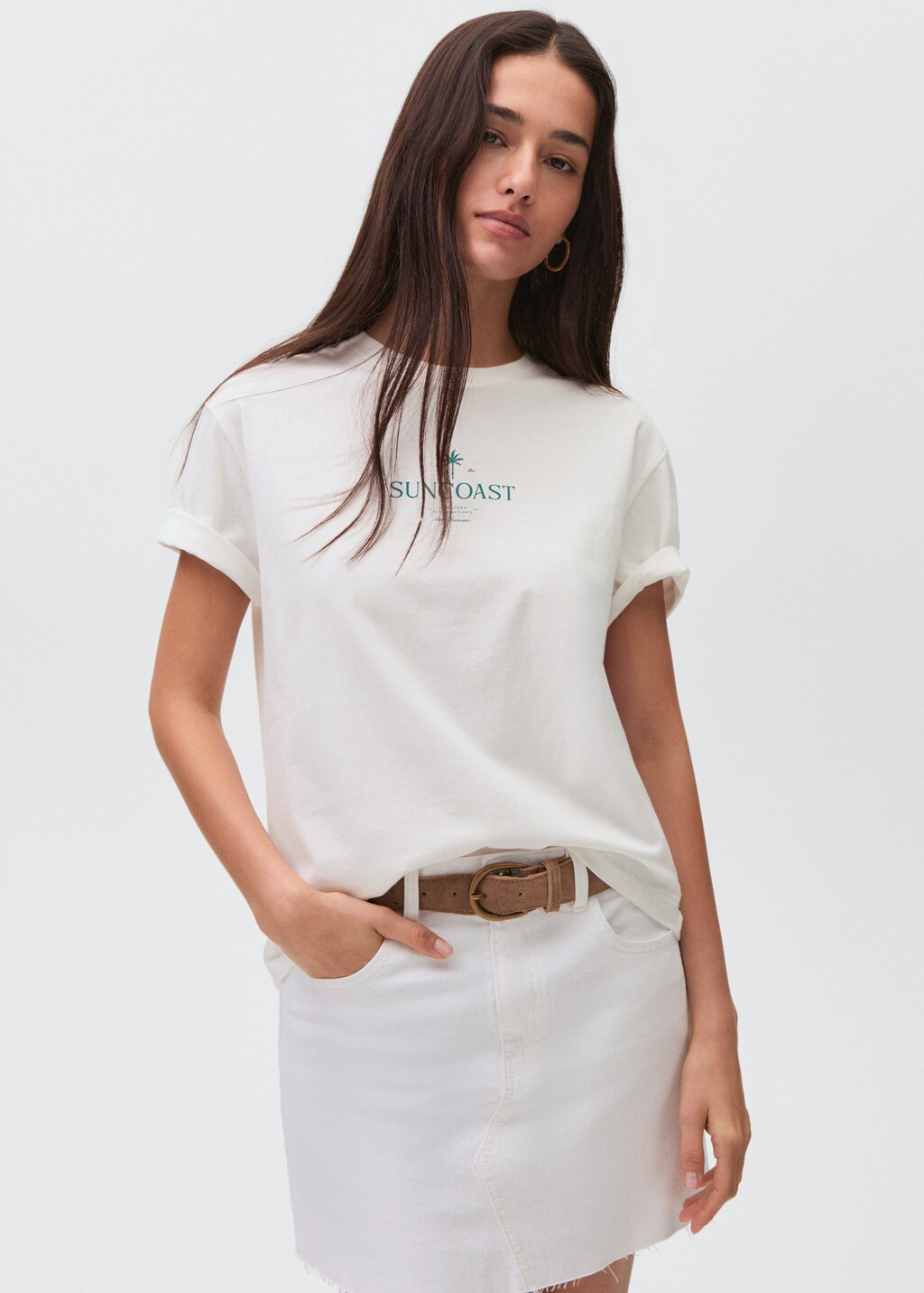 Short-sleeved printed t-shirt