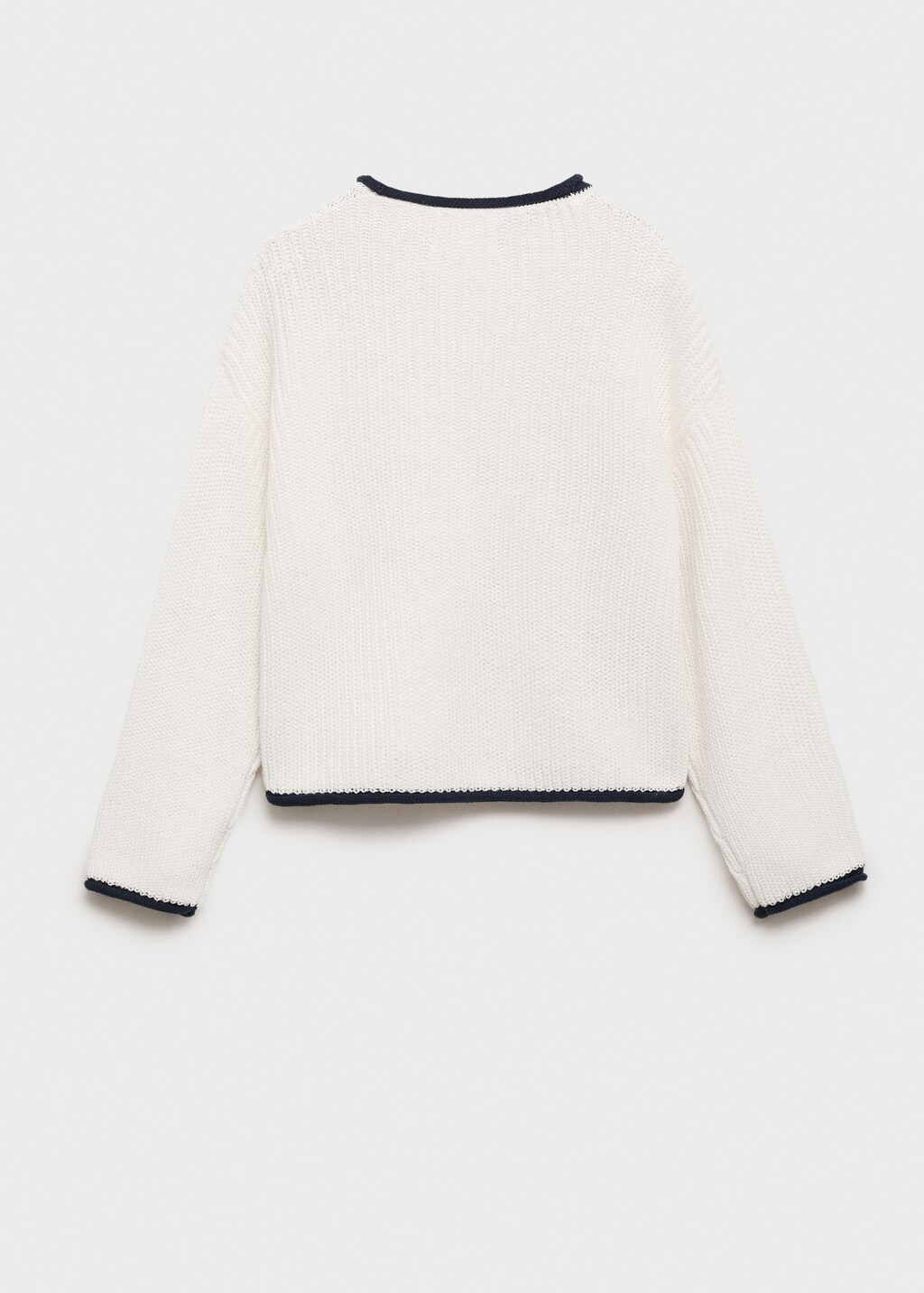 Knitted ribbed sweater 5 Knitted ribbed sweater