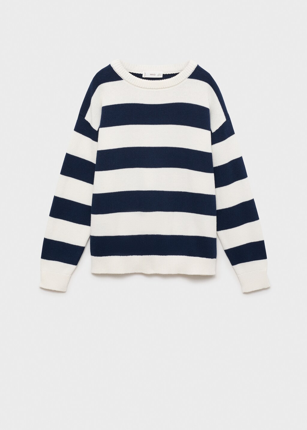 Knit striped sweater