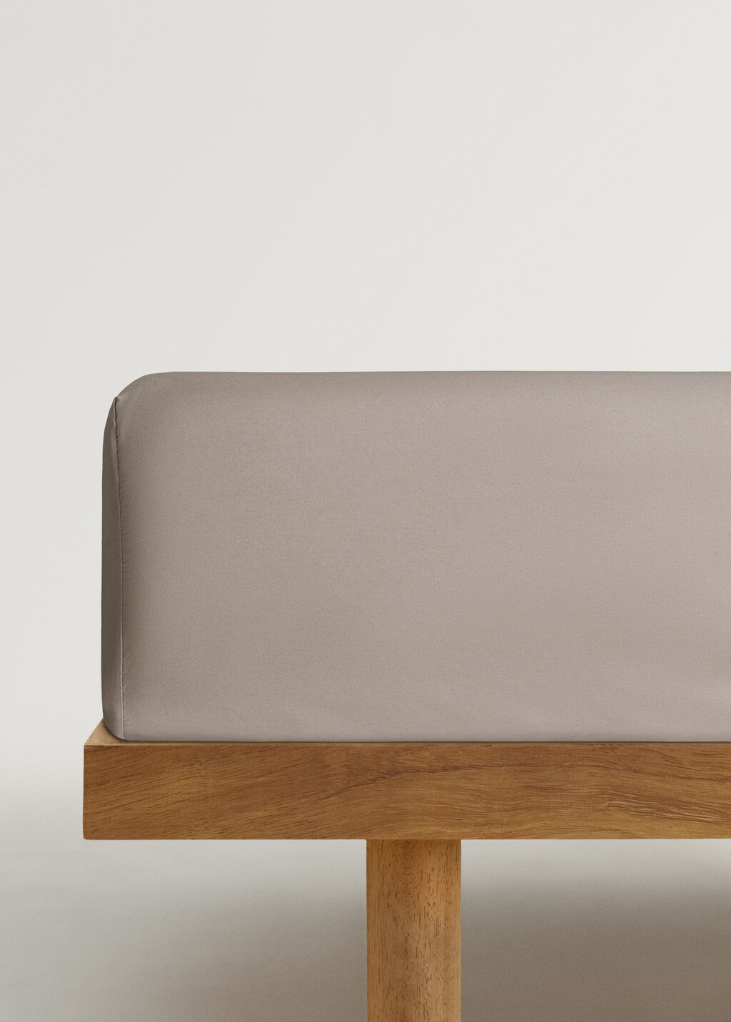 500-thread cotton percale fitted sheet for 150 cm bed