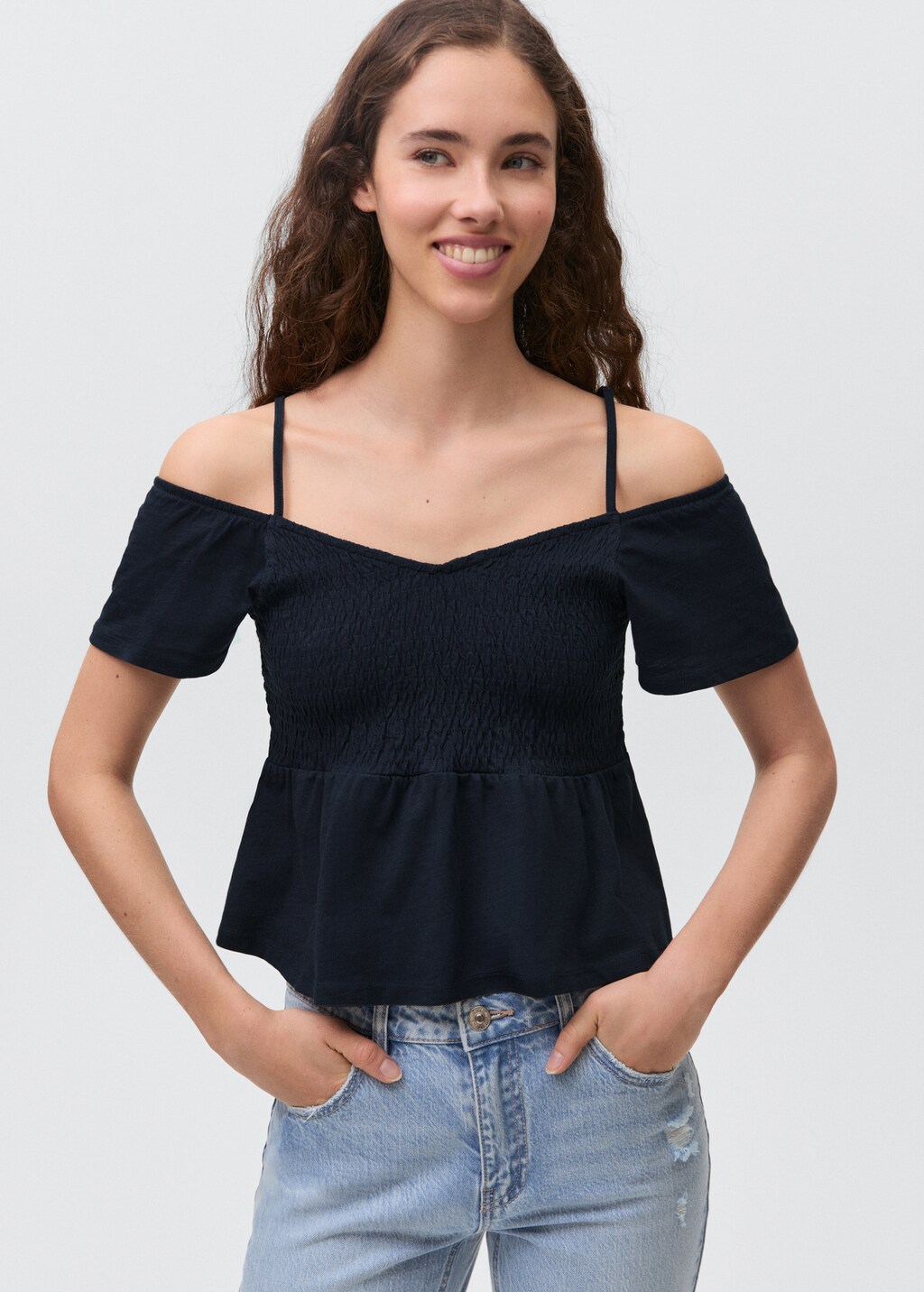 Ruffled top