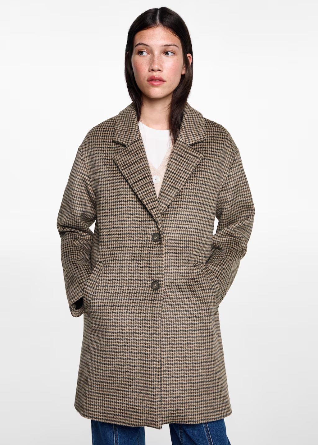 Houndstooth coat