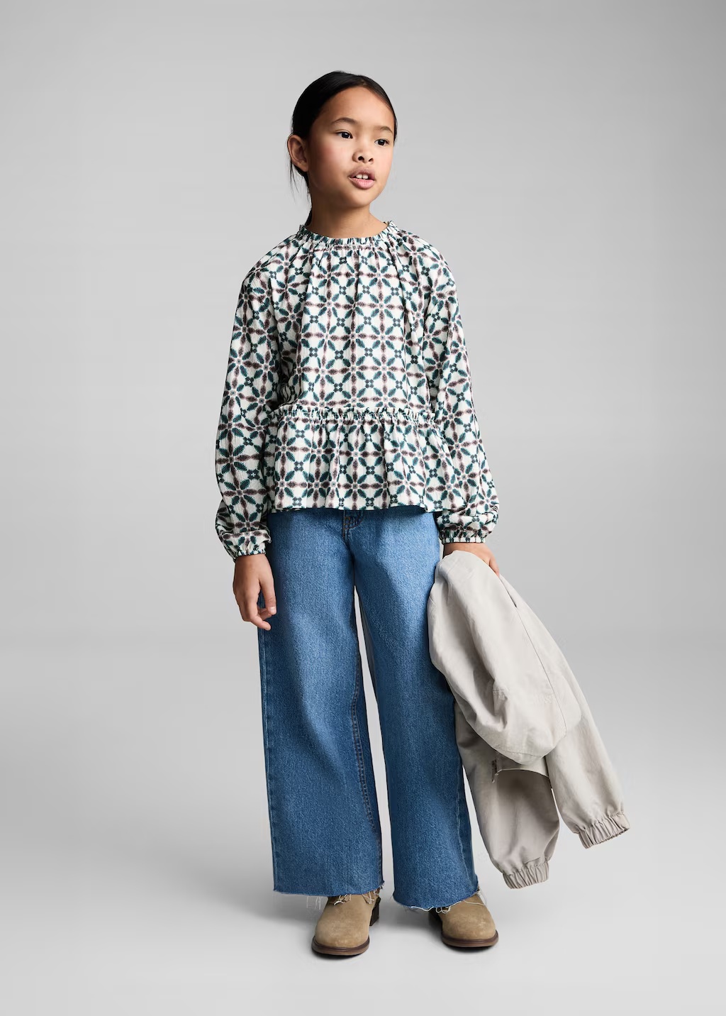 Geometric print blouse 3 Geometric print blouse