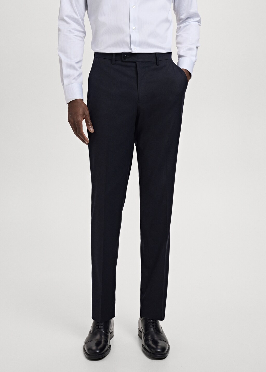 Milan slim-fit suit pants