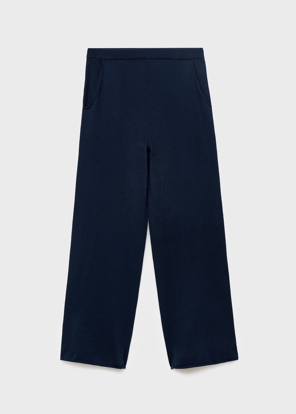 Cotton-knit trousers