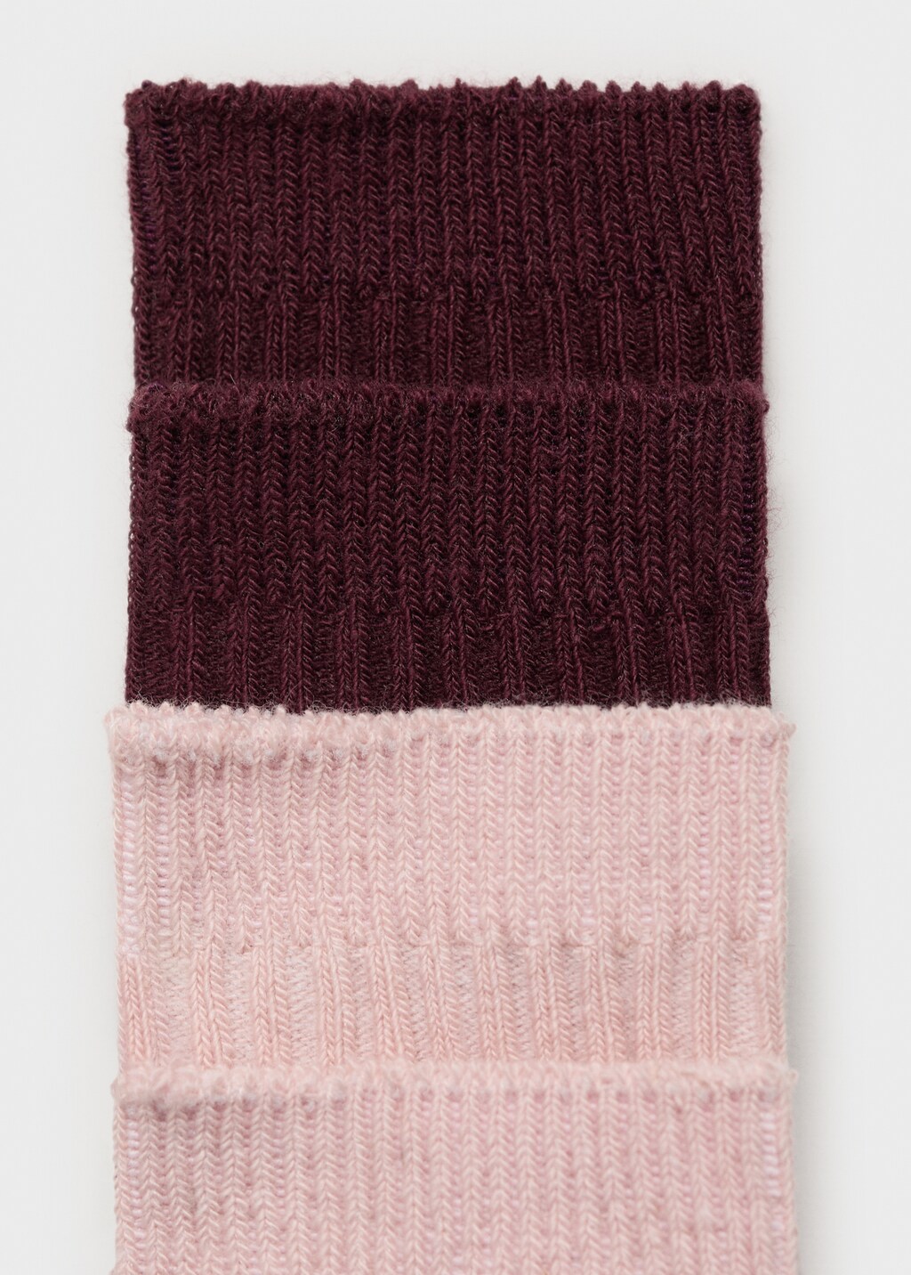 2 pack ribbed socks