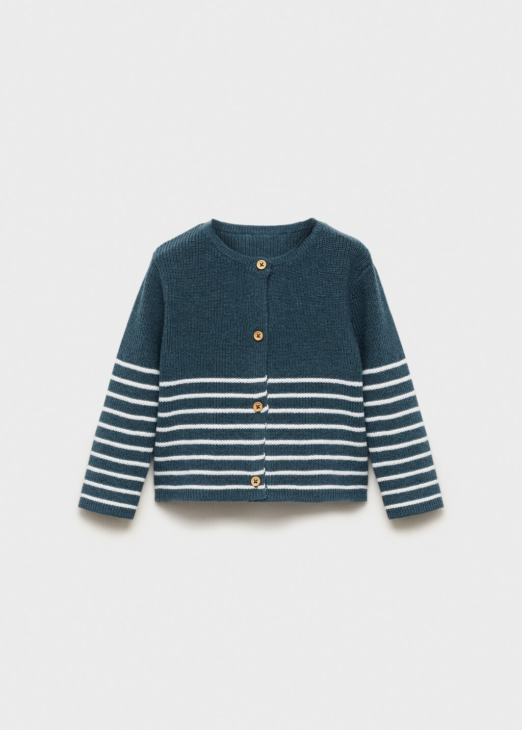 Stripped knit cardigan