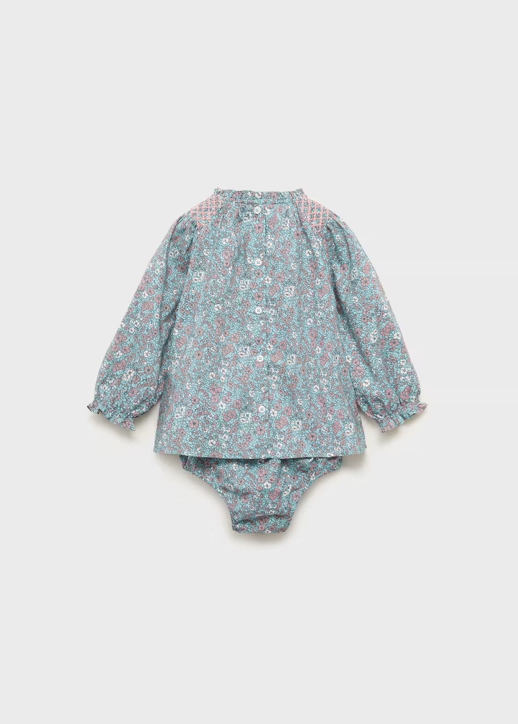 Printed dress and nappy cover