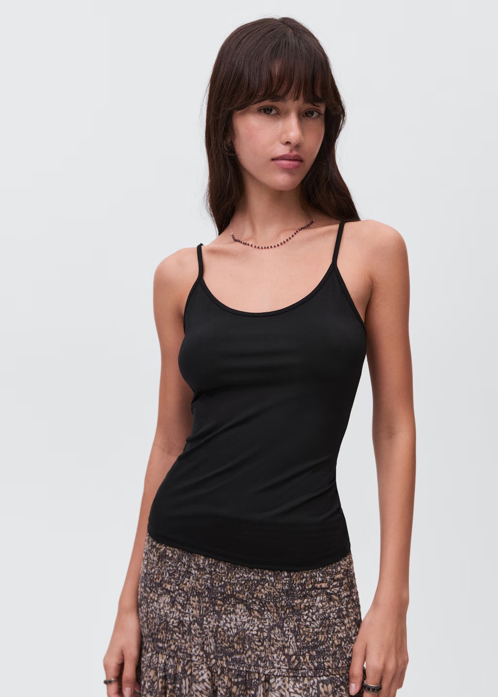 Plain strapless top