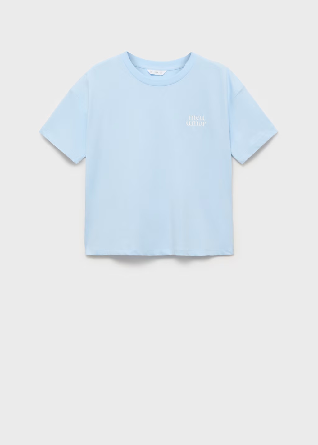 Message cotton T-shirt