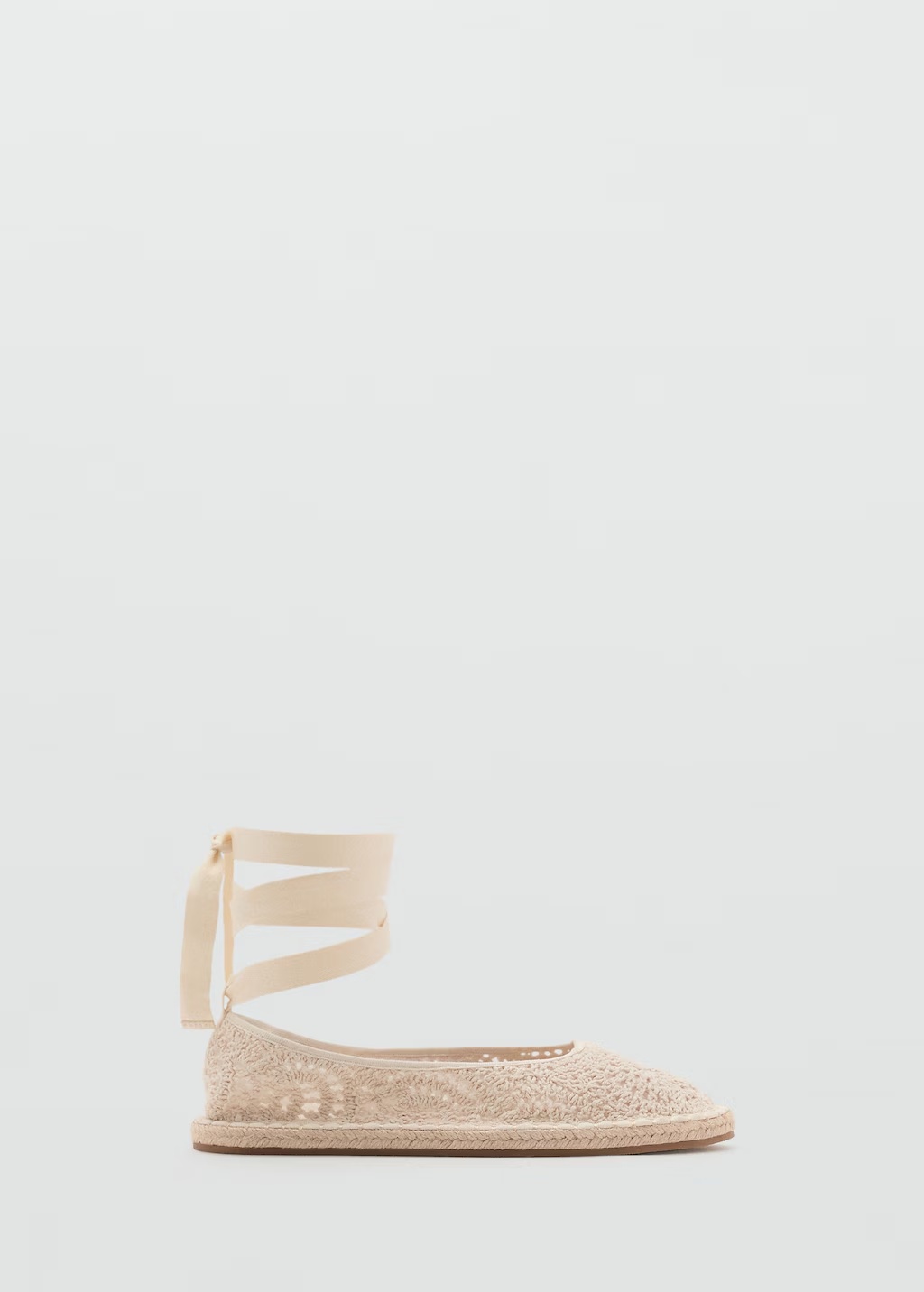 Crochet ballet flats