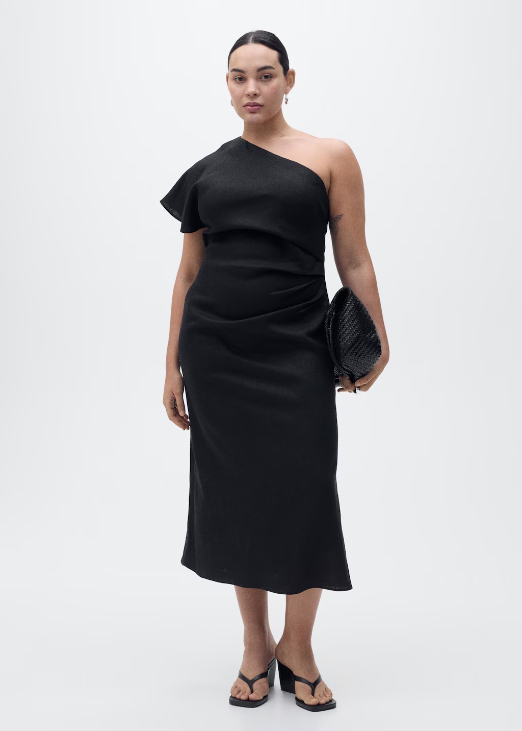 Asymmetrical linen dress 6 Asymmetrical linen dress