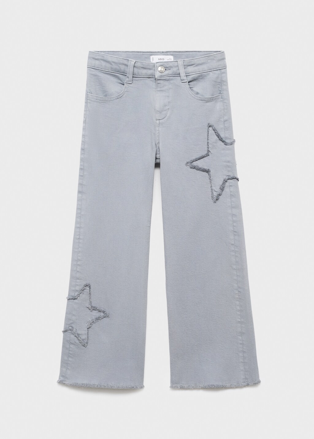 Jeans with embroidered stars