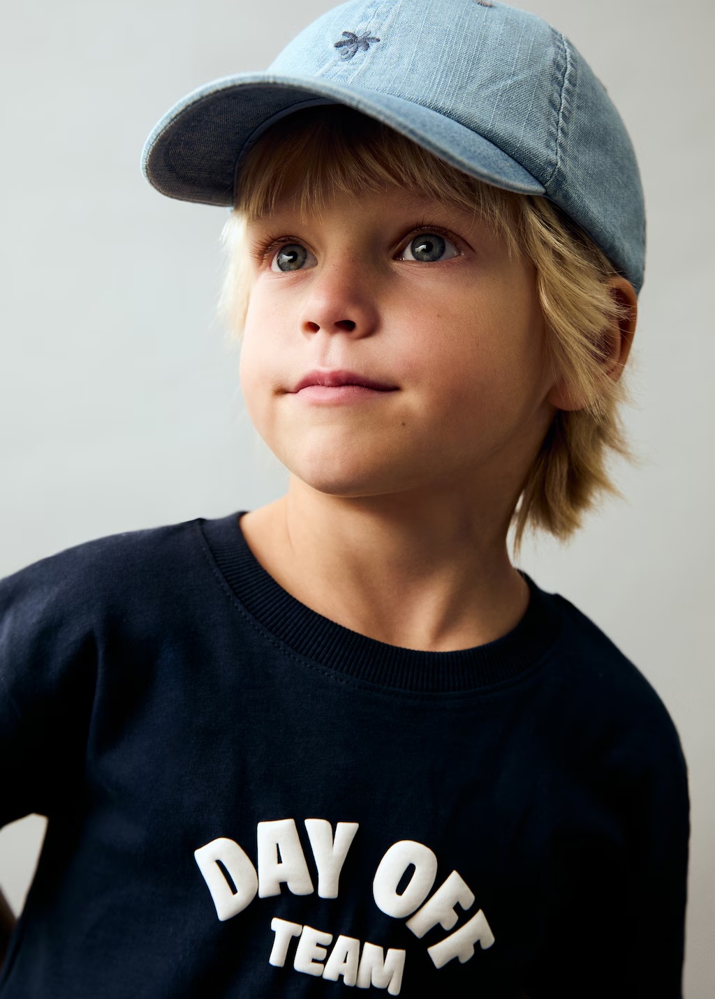 Embossed detail printed t-shirt