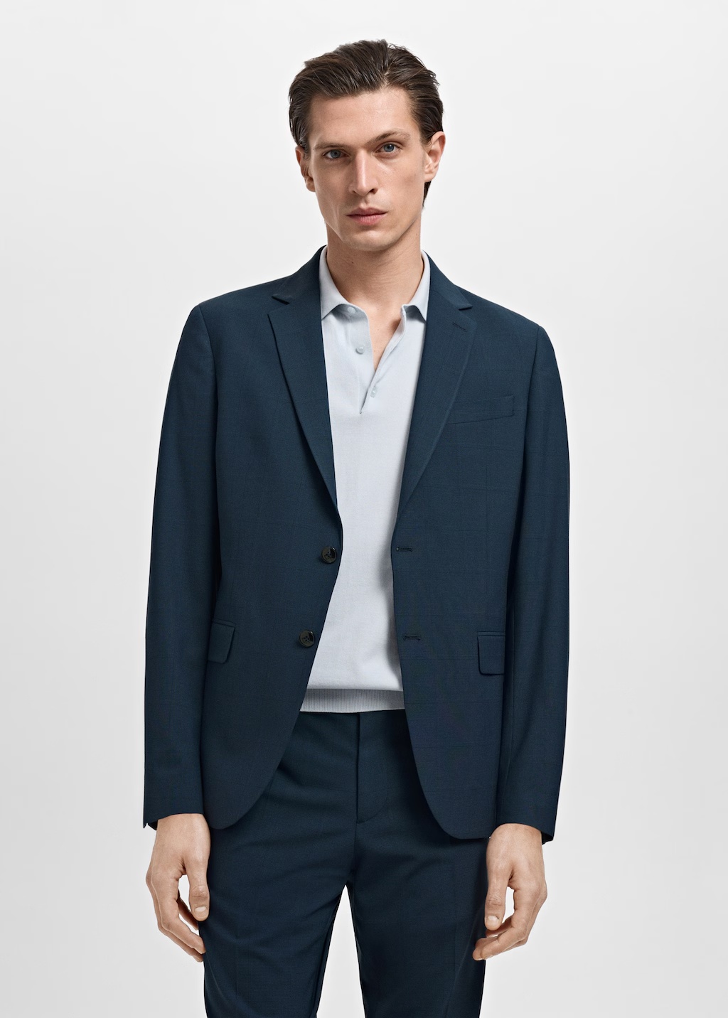 Super slim-fit suit jacket in stretch fabric