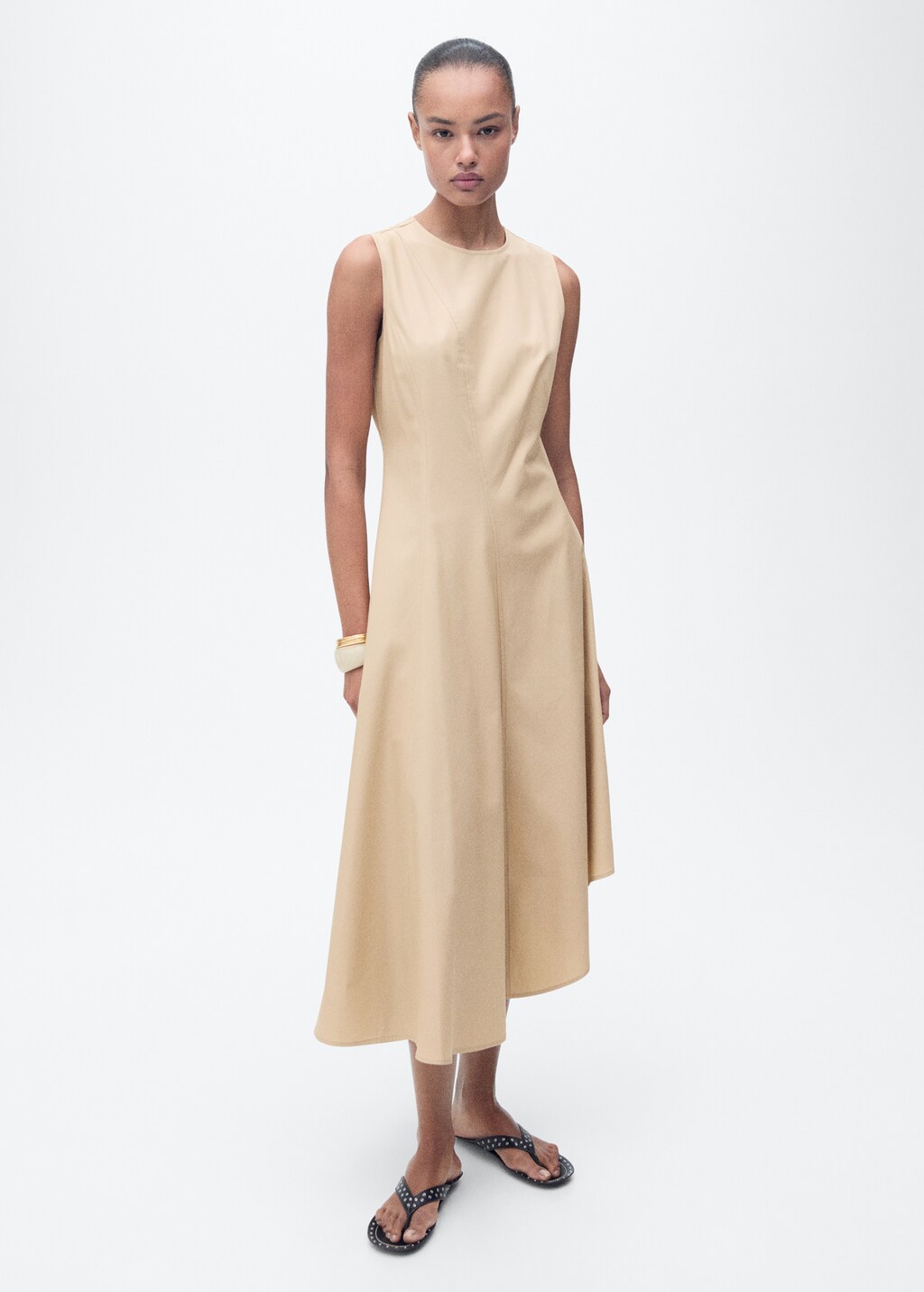 Asymmetrical flared dress 3 Asymmetrical flared dress