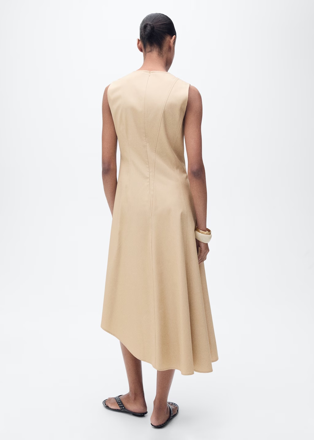 Asymmetrical flared dress 4 Asymmetrical flared dress