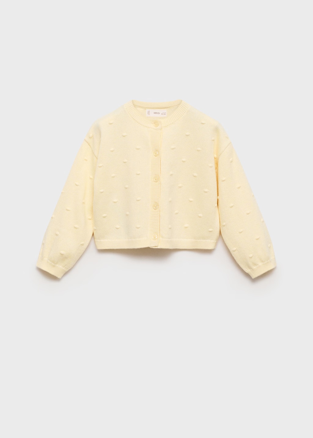 Embroidered knit cardigan