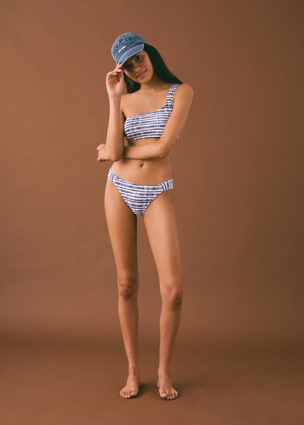 Asymmetrical tie-dye bikini 3 Asymmetrical tie-dye bikini