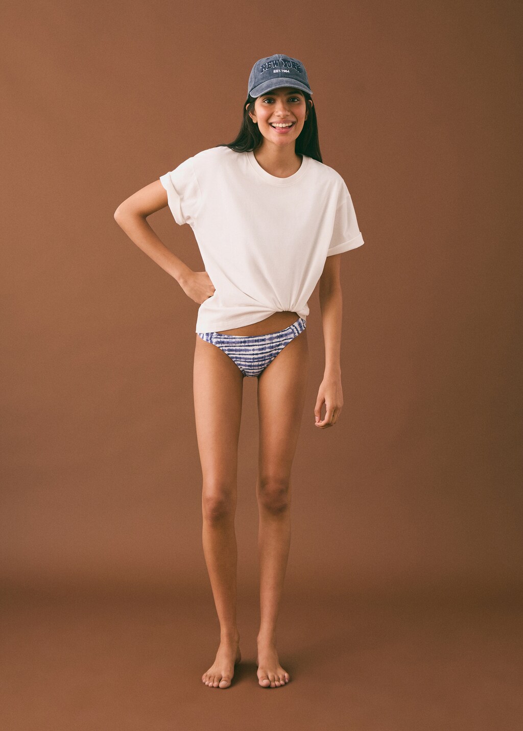 Asymmetrical tie-dye bikini 6 Asymmetrical tie-dye bikini