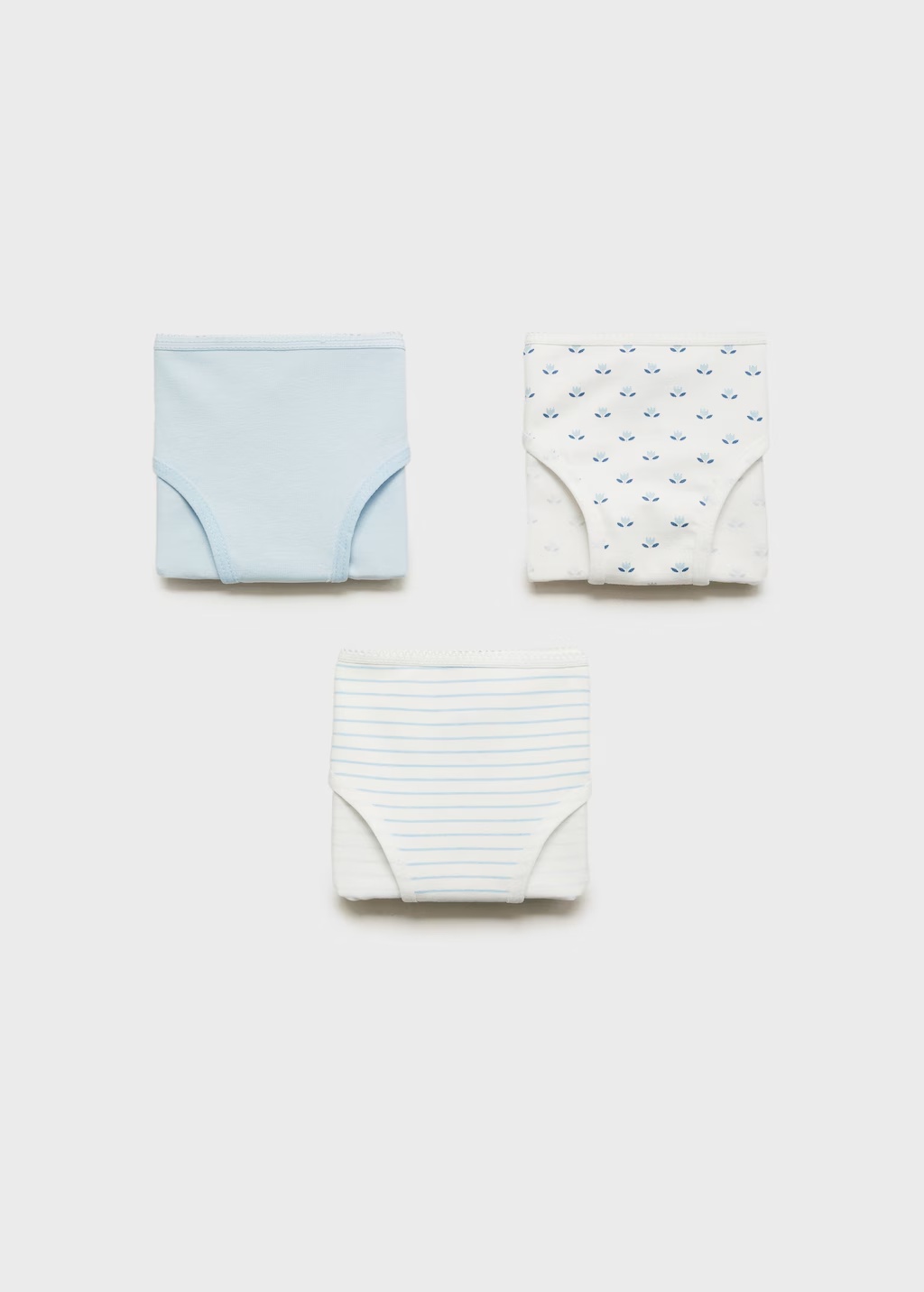3 pack of printed cotton panties