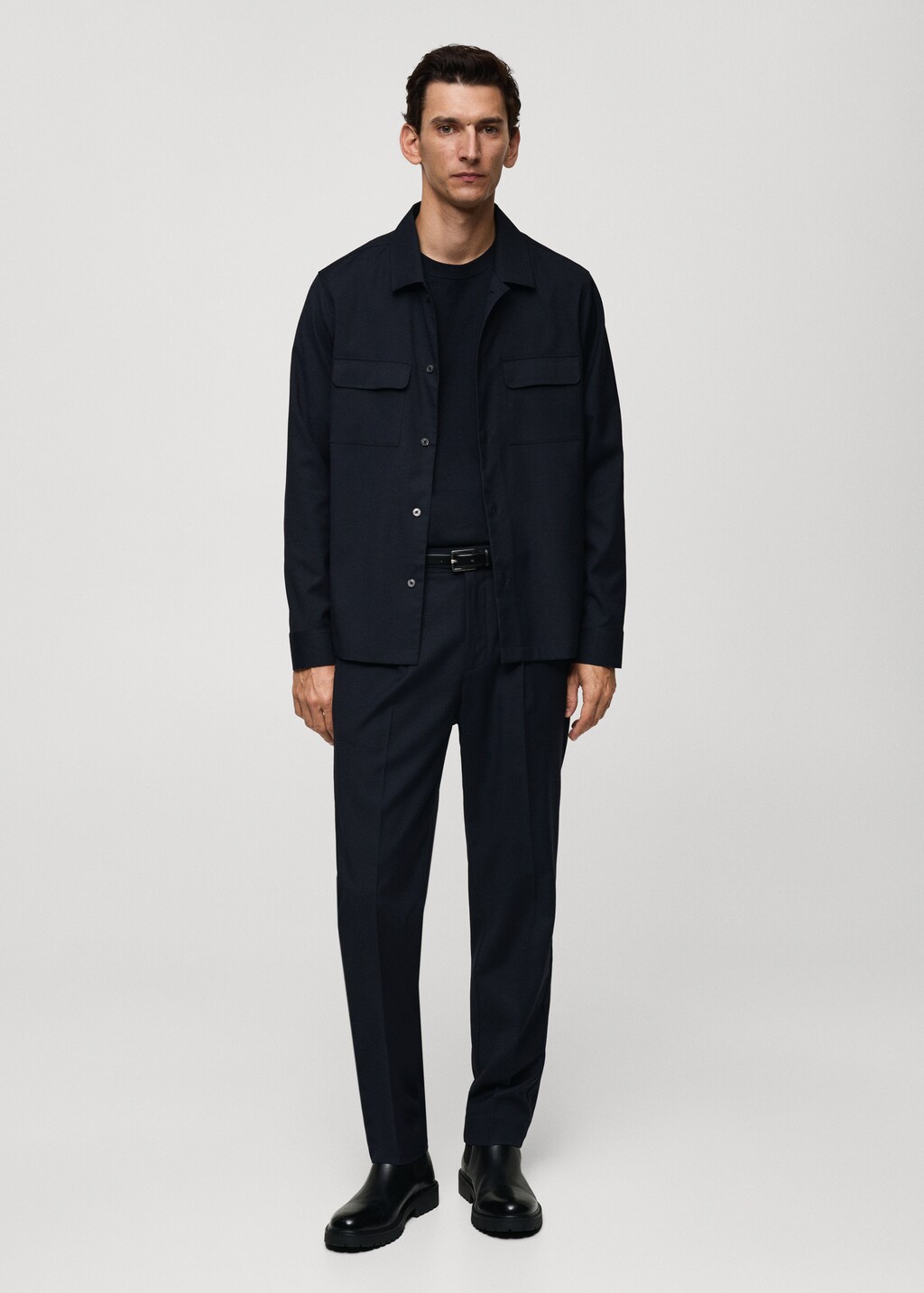 Pleated slim-fit pants 3 Pleated slim-fit pants