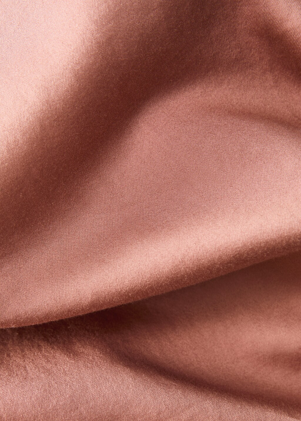 Washed cotton satin fitted sheet for 90 cm bed