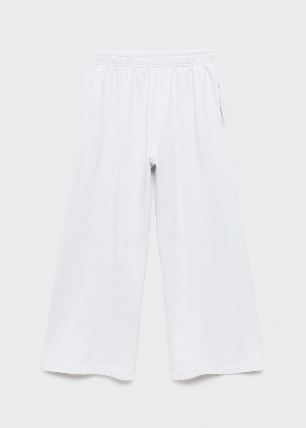 Cotton joggers with elastic waist