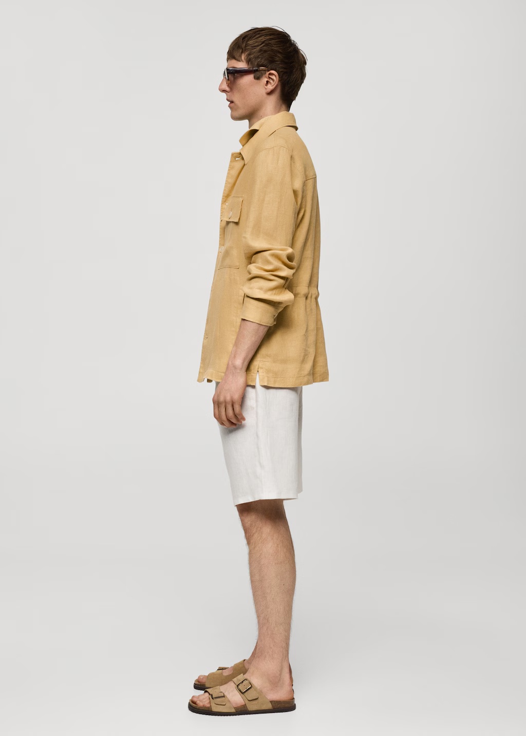 100% linen overshirt with pockets 6 100% linen overshirt with pockets