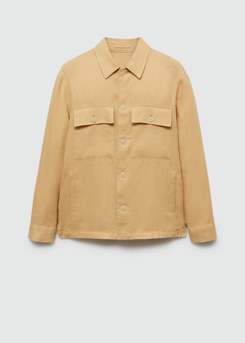 100% linen overshirt with pockets 9 100% linen overshirt with pockets