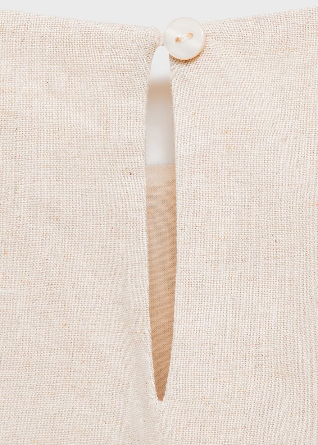 Linen dress with gathered detail 5 Linen dress with gathered detail