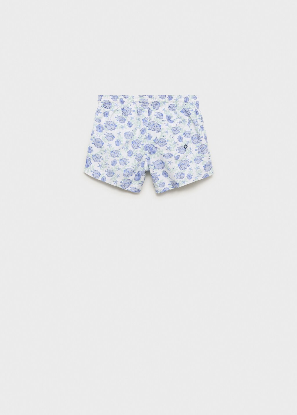Marine-print swimsuit