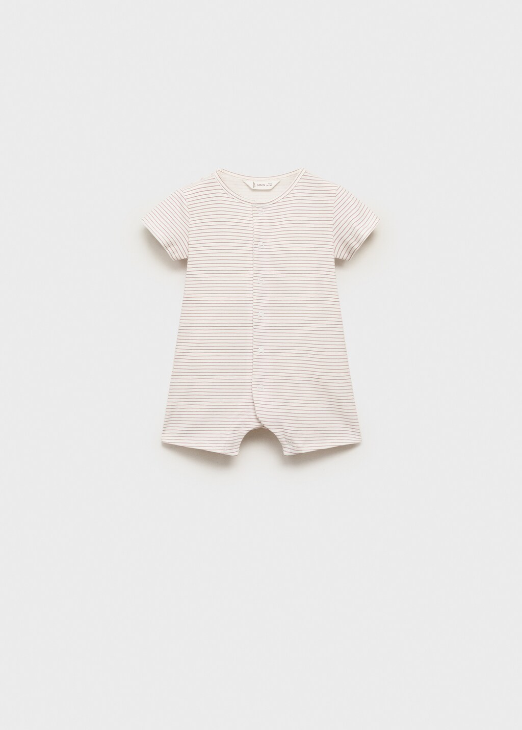 Striped bodysuit pyjamas