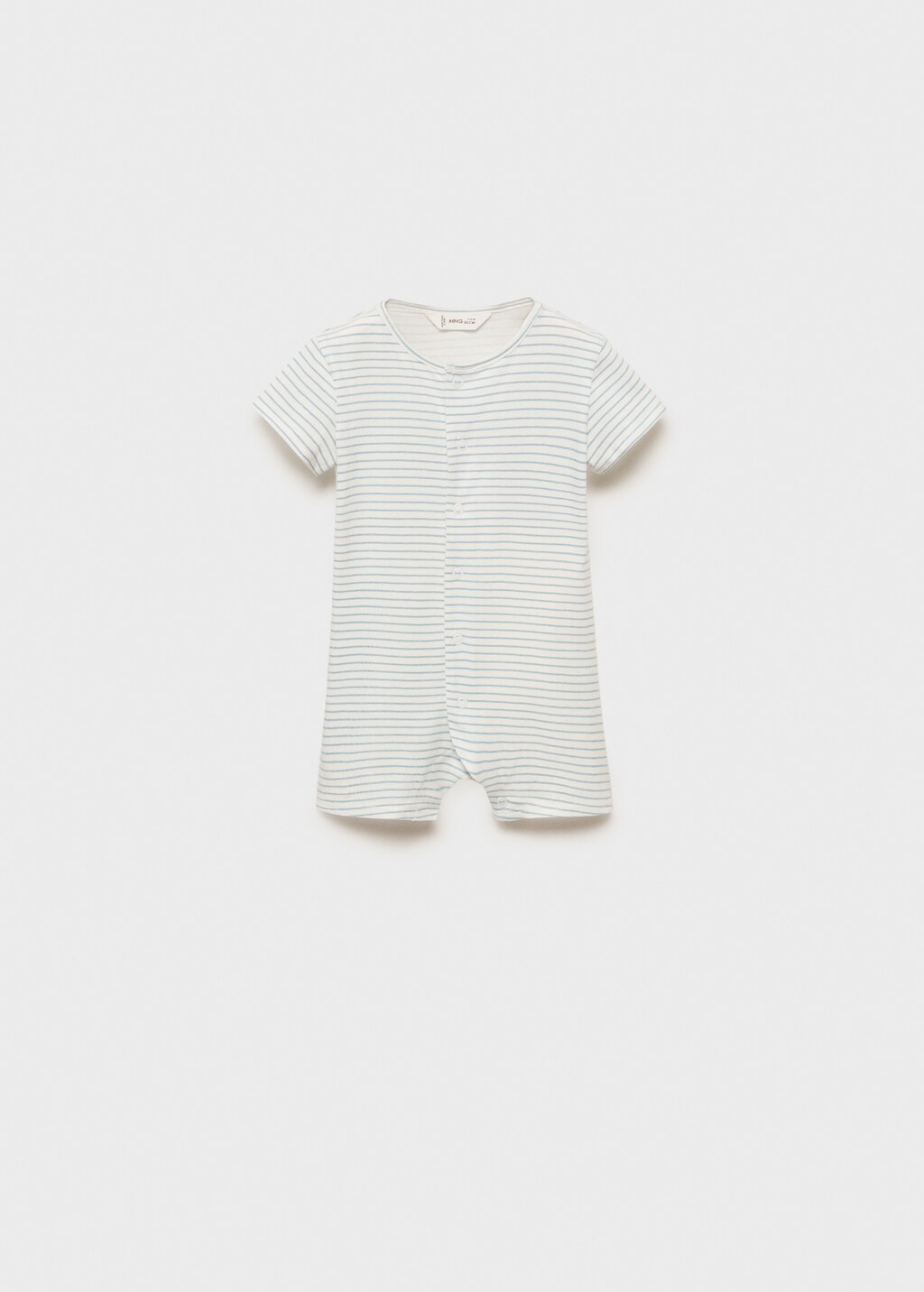 Striped bodysuit pyjamas