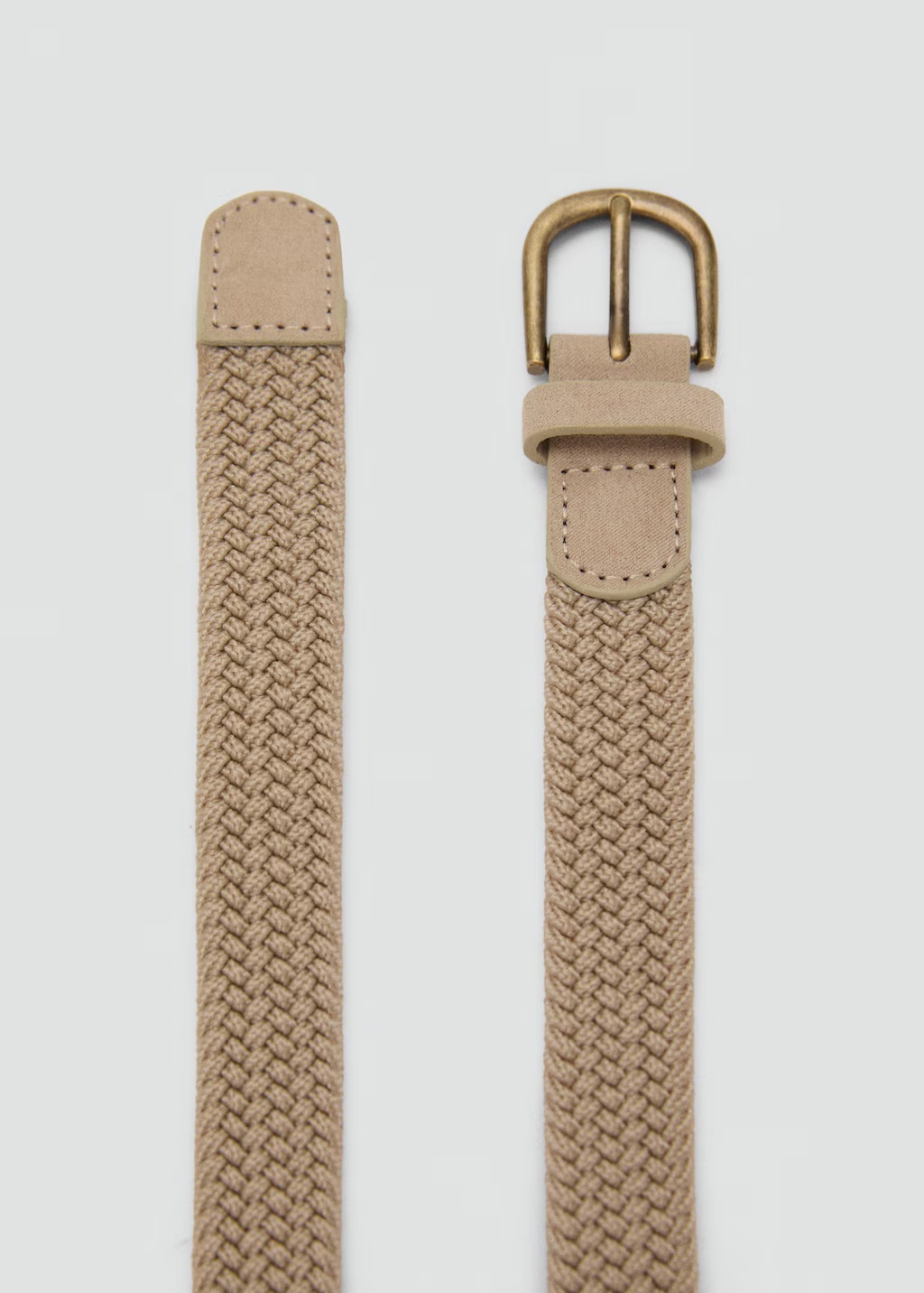 Braided elastic belt