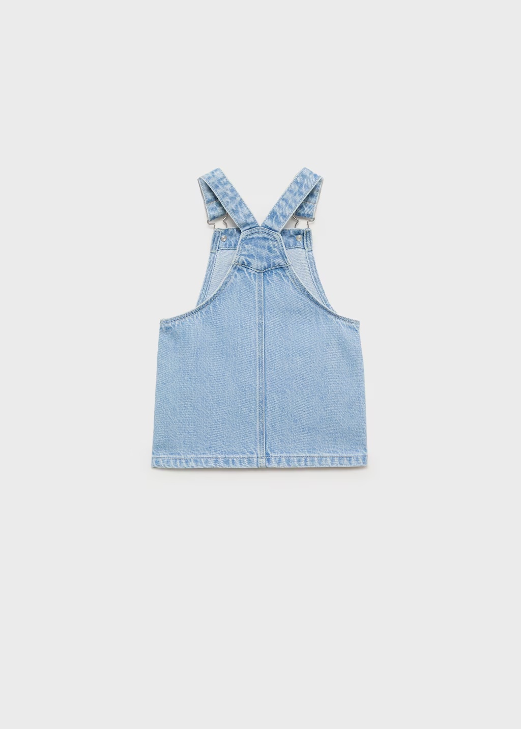 Short denim pinafore 8 Short denim pinafore