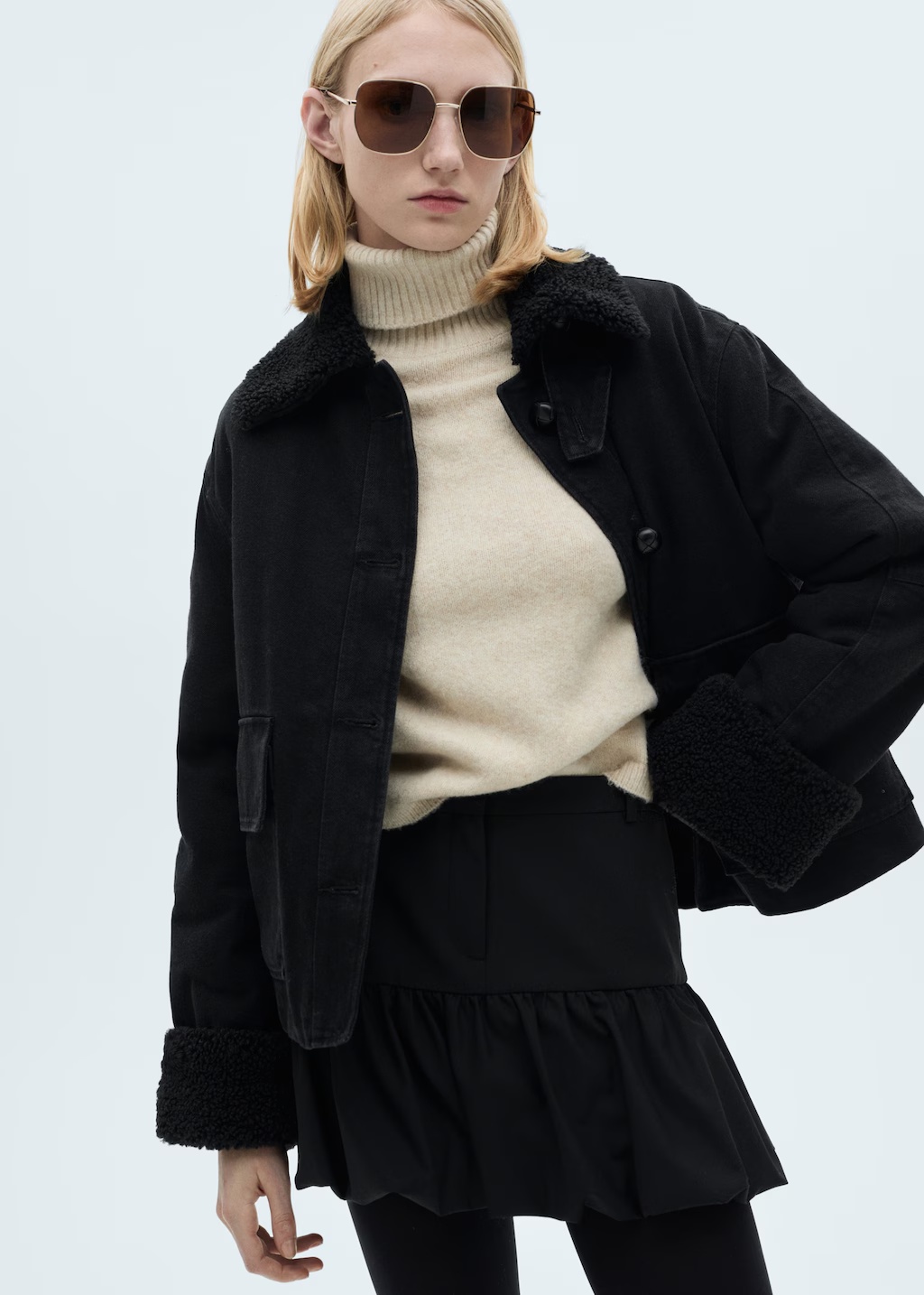 Double-sided fleece jacket