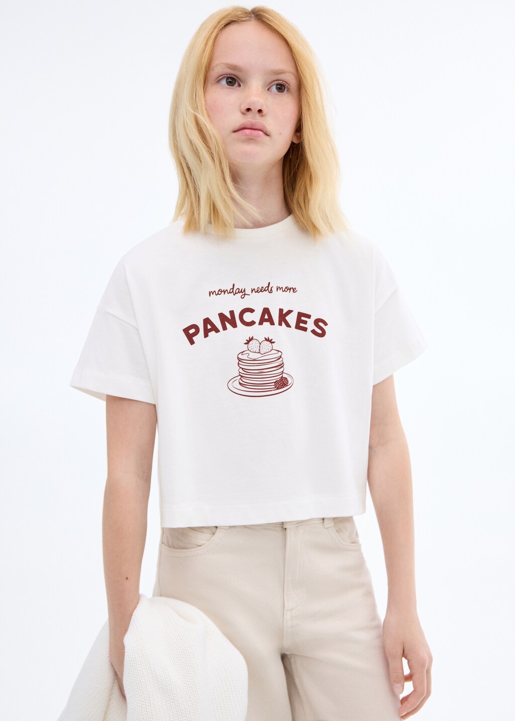 Short-sleeved printed t-shirt