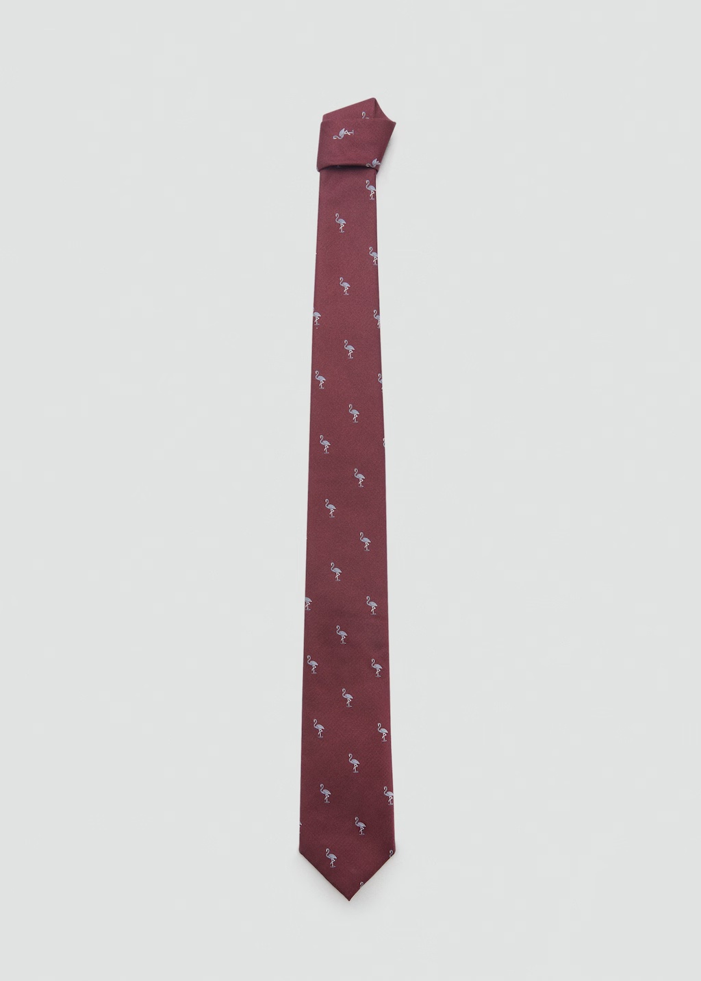 Mulberry silk animal-print tie