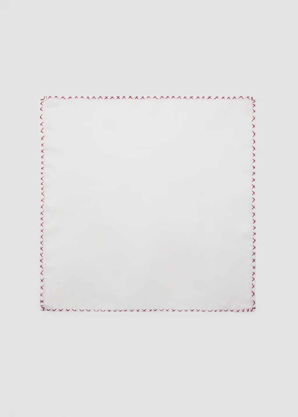 100% silk embroidered pocket handkerchief