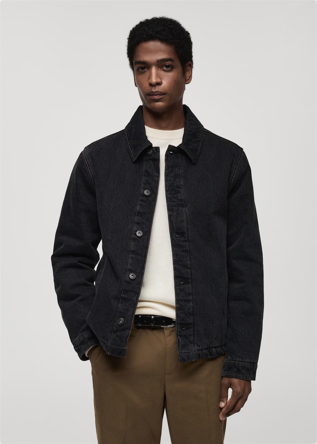 Dark-wash denim jacket