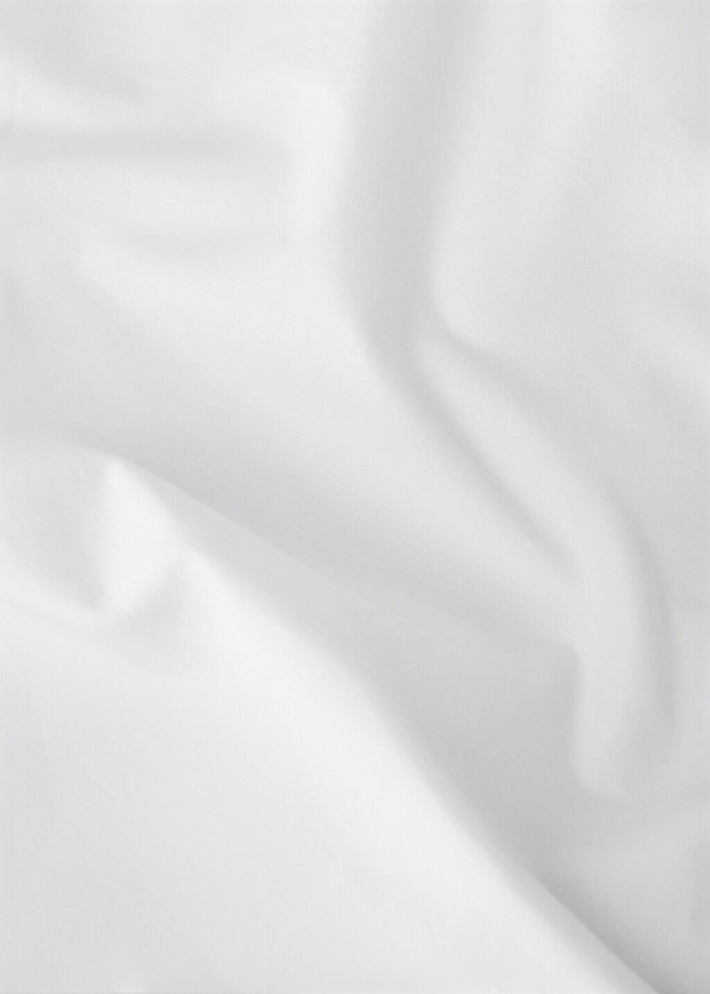 Percale cotton top sheet for 180 cm bed