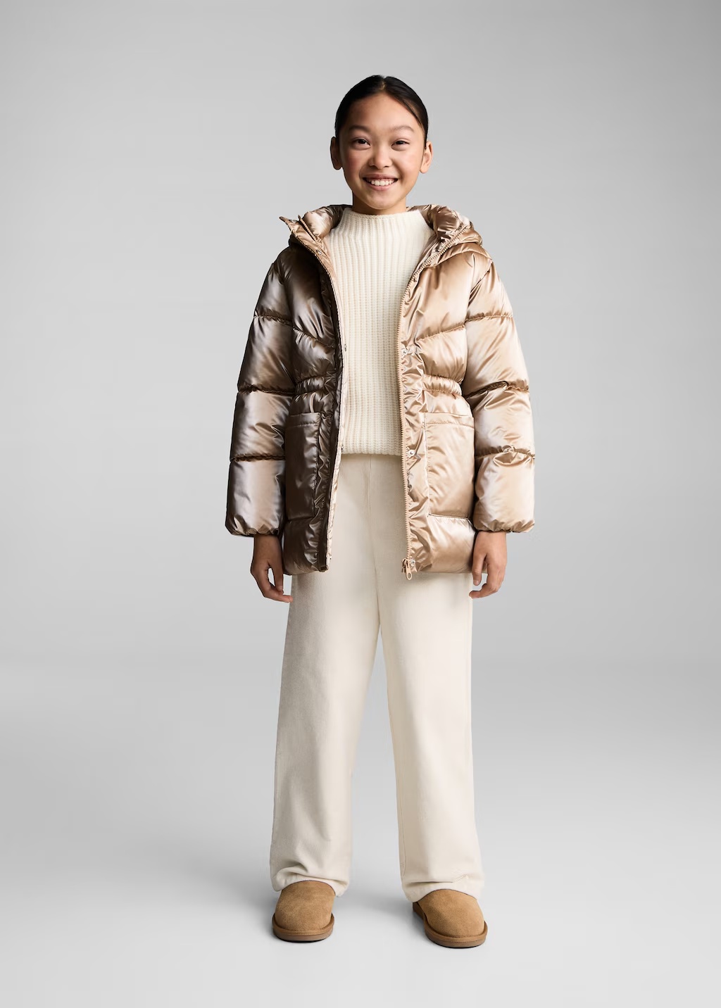 Metallic puffer jacket 3 Metallic puffer jacket