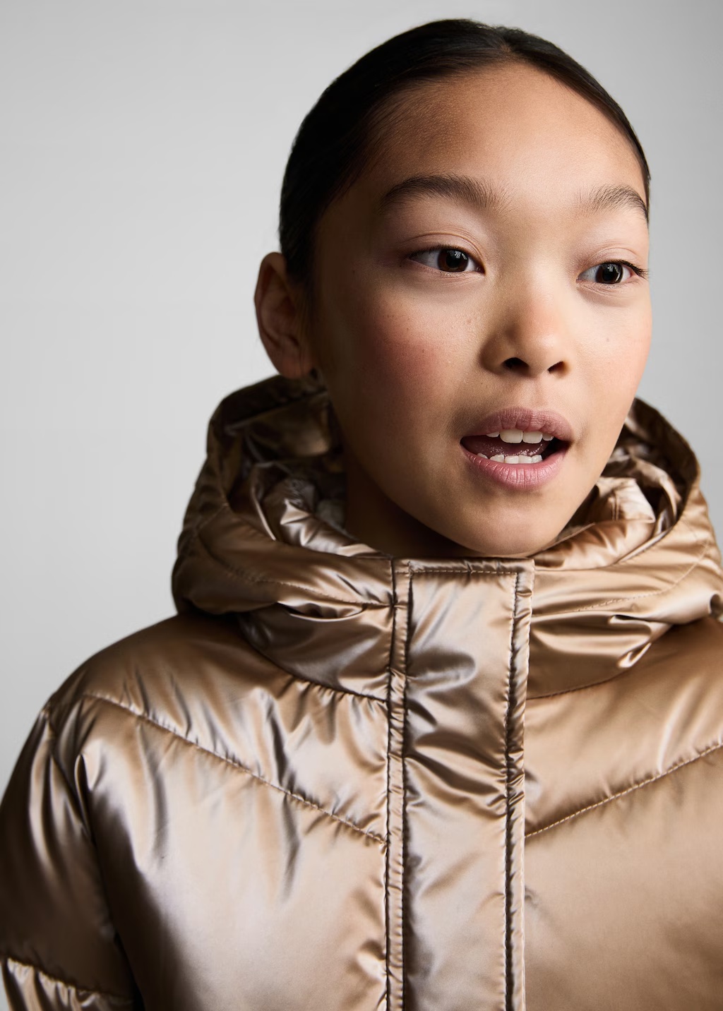 Metallic puffer jacket 4 Metallic puffer jacket