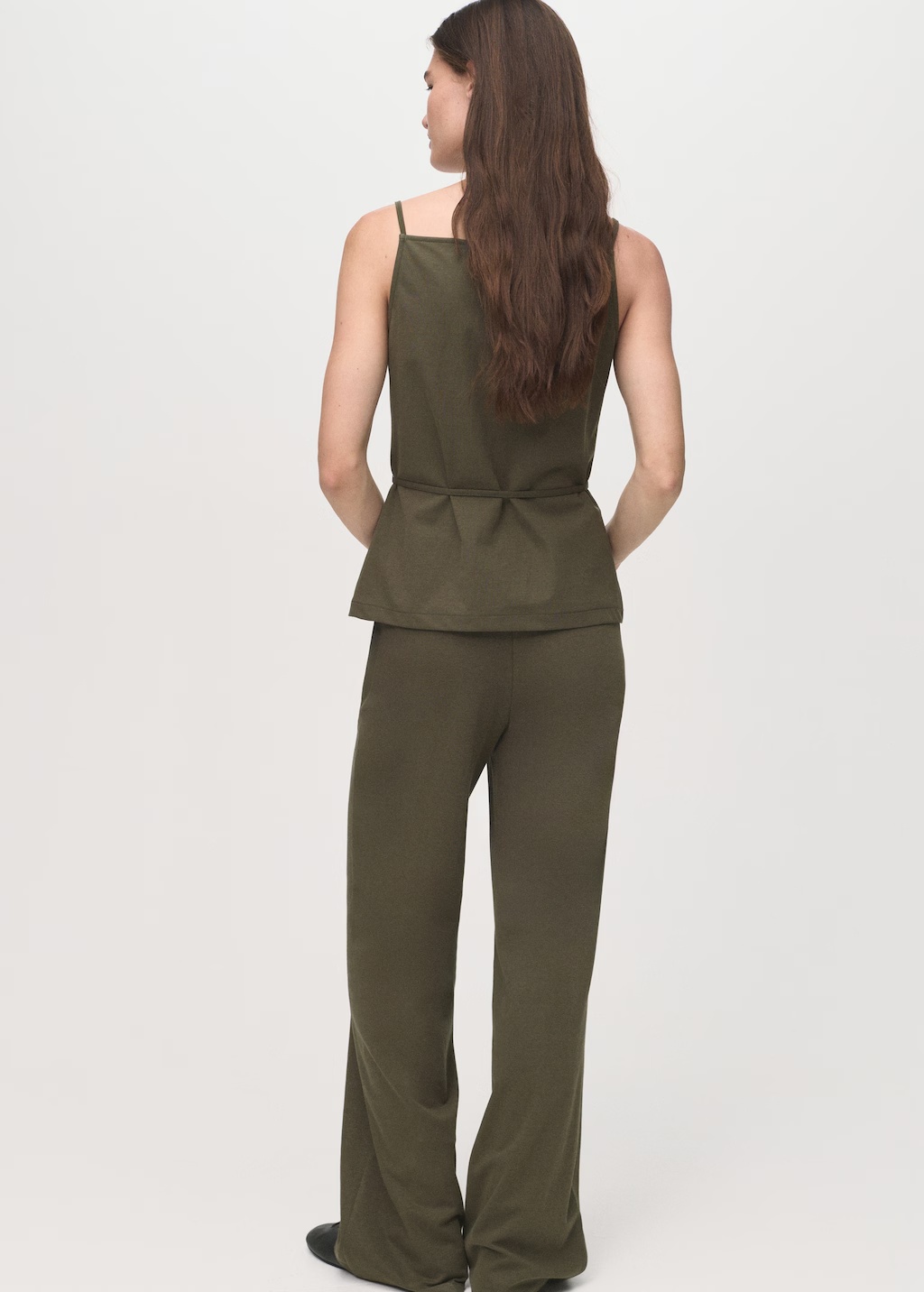 Cotton top with waist tie 4 Cotton top with waist tie
