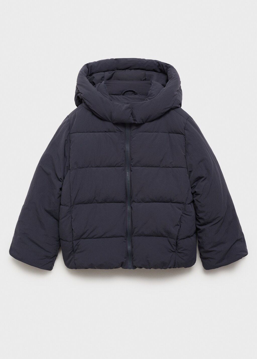 Hood quilted coat