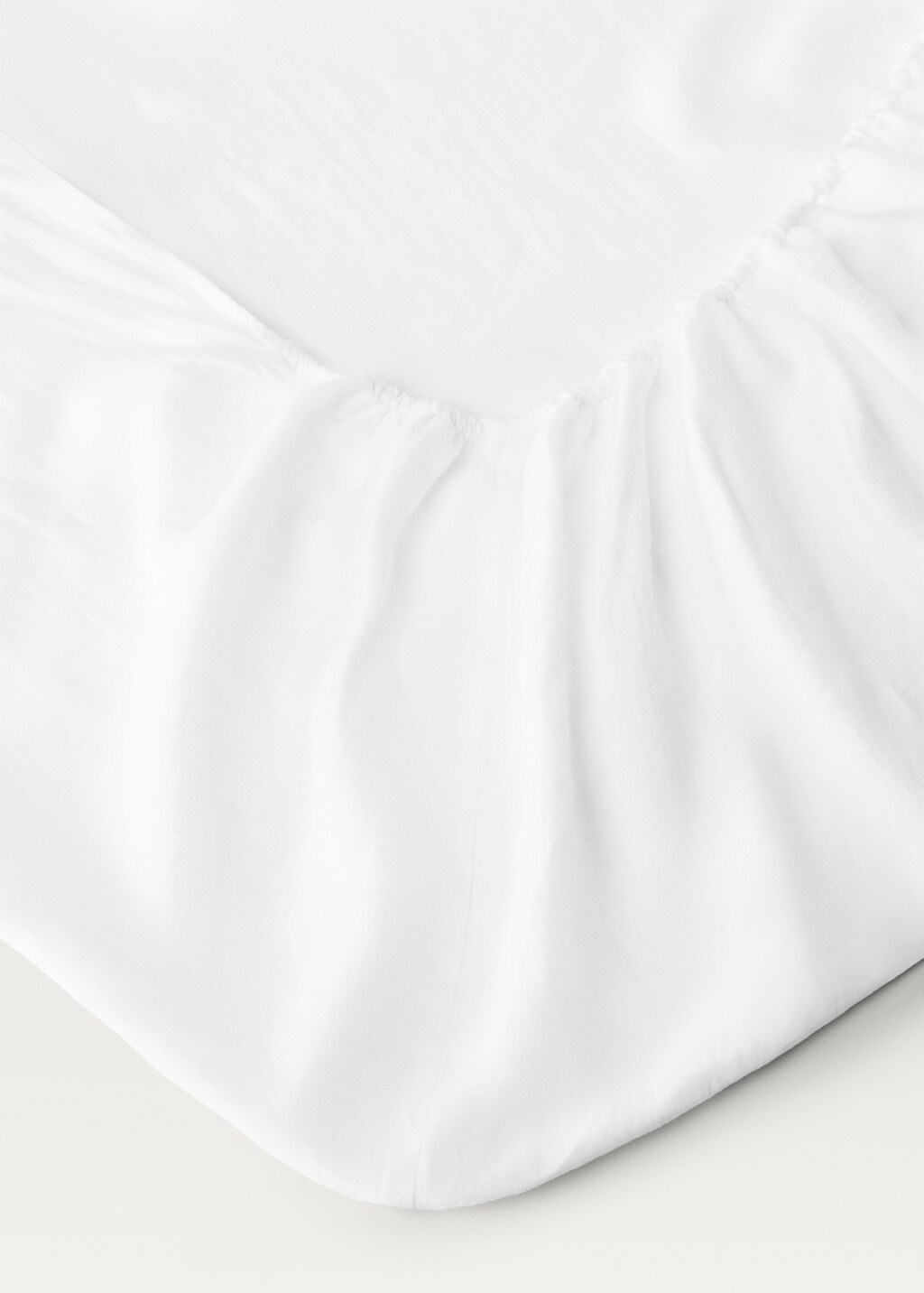 Washed linen fitted sheet for 135 cm bed 4 Washed linen fitted sheet for 135 cm bed